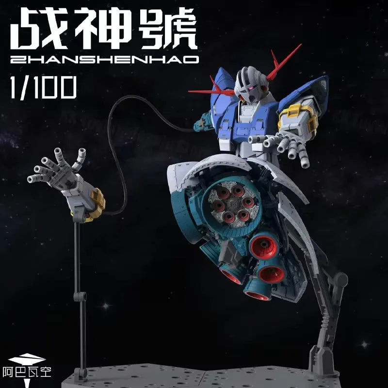 ABAWAKONG MG 1/100 MSN-02 Zeong RG Enlarged Version Assembly Model Kits Plastic skeleton Anime Action Figure Robot Plastic Model