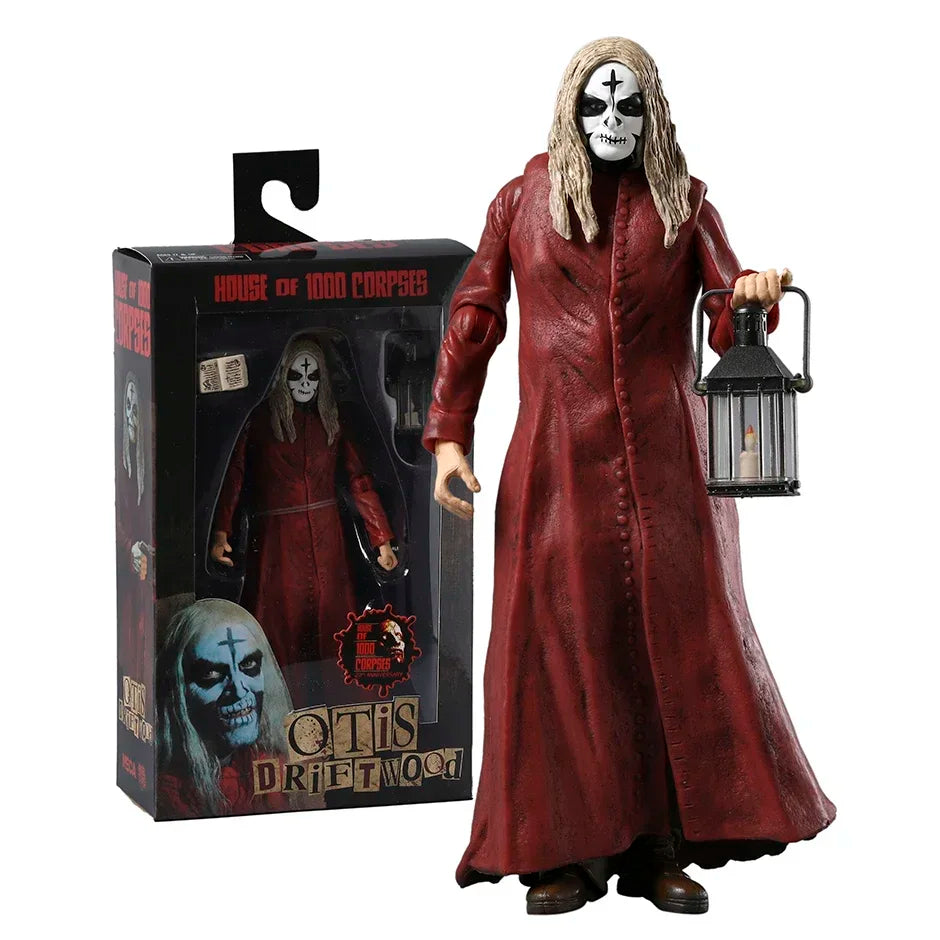 NECA House of 1000 Corpses Otis Driftwood Captain Spaulding 20th Anniversary Movable Body Joint Action Figure Toy