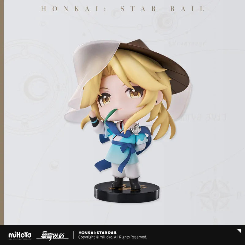 Honkai Star Rail Genuine Peripherals Action Figures Toys March 7th Dan Heng Q-version Sitting Toy Gift EX CASHAPON Original