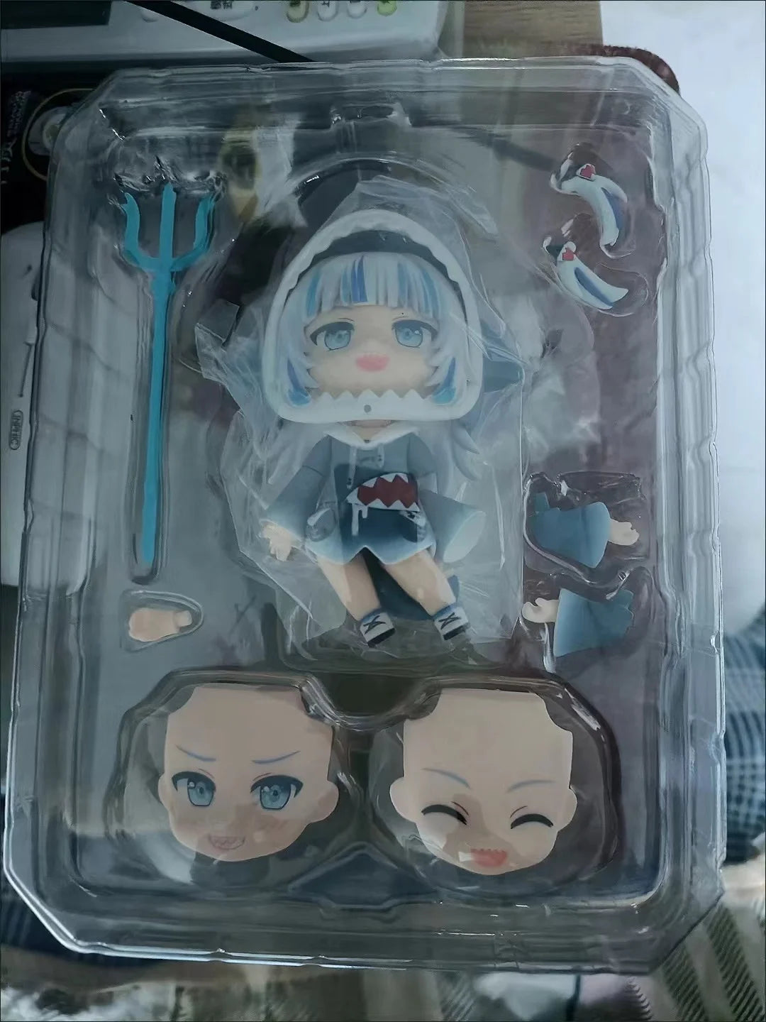 The gawr GURA  Figure Anime Chibi Figure PVC Action Model Toys Anime Figure