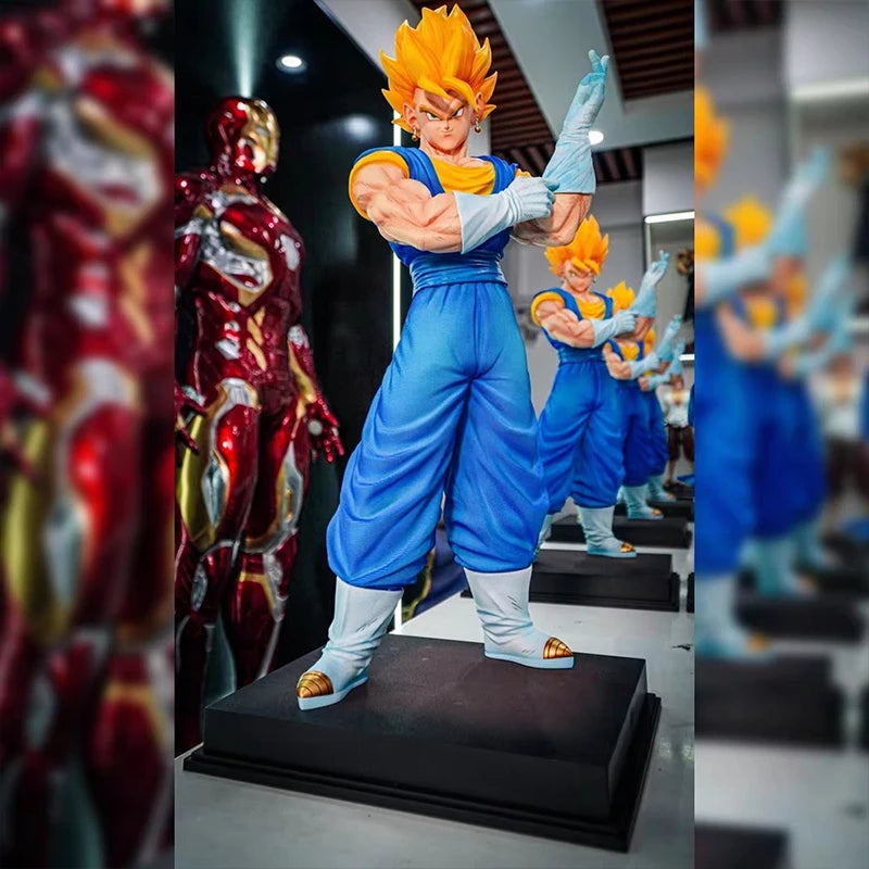 50cm Jt Dragon Ball Anime Figure Double Kings Vegetto Gogeta High Quality Gk Figurine Model Collection Model Ornament Gifts Toys