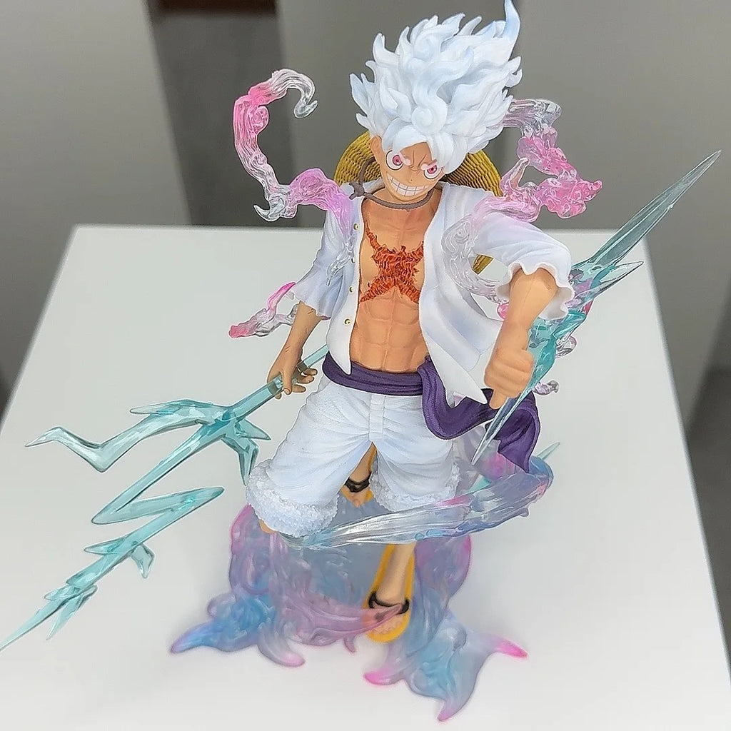23CM Фигурка на One Piece от Ню Йорк, Nika Luffy, Sun God, 5th Gear, Treading Cloud Road, Flying Thunder, модел, украшение