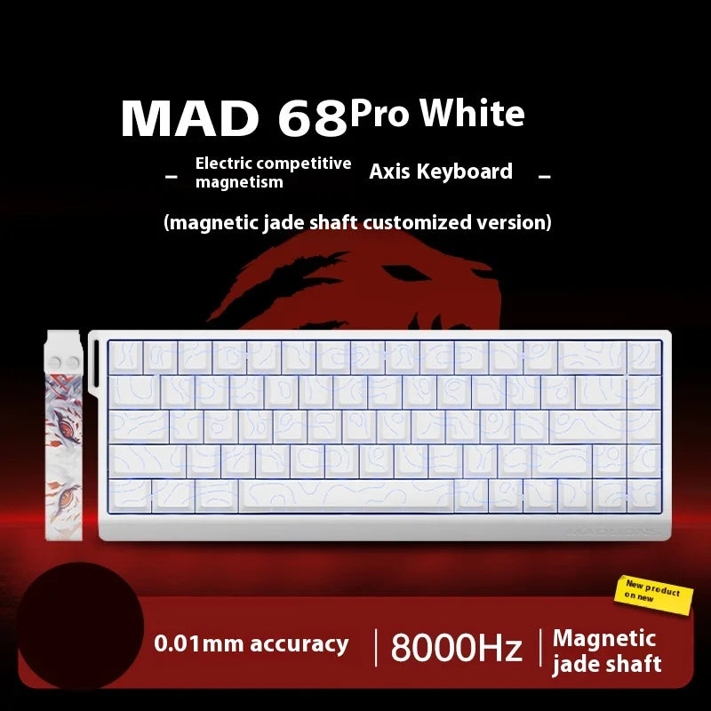 FGG Madlions Mad60 Mad68 He Mechanische Tastatur Magnetschalter 8k Wired Rgb Hot Swap Benutzerdefinierte Tastatur Esport Spiel Geschenk Zubehör