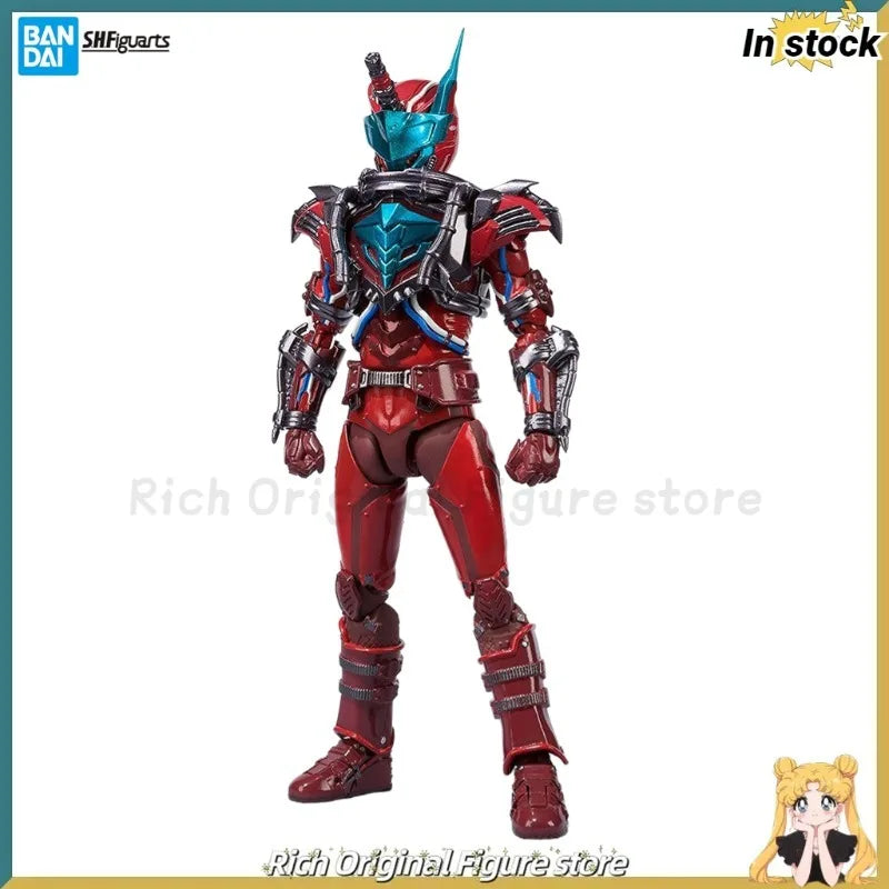 【In Stock】Original BANDAI S.H.F BLOOD STALK KAMEN RIDER BUILD Anime Figure Model