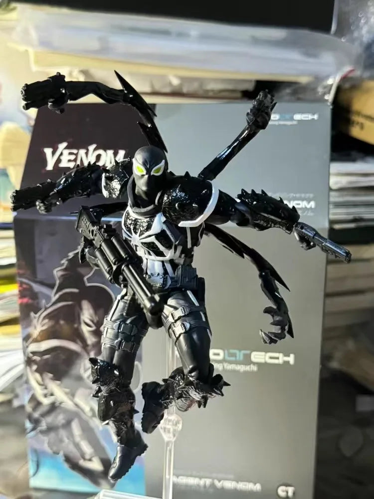 Ct Toys Spiderman Shf Agent Venom Figure Amazing Yamaguchi Agent Venom Spider Man Venom Anime Action Figure model Toys