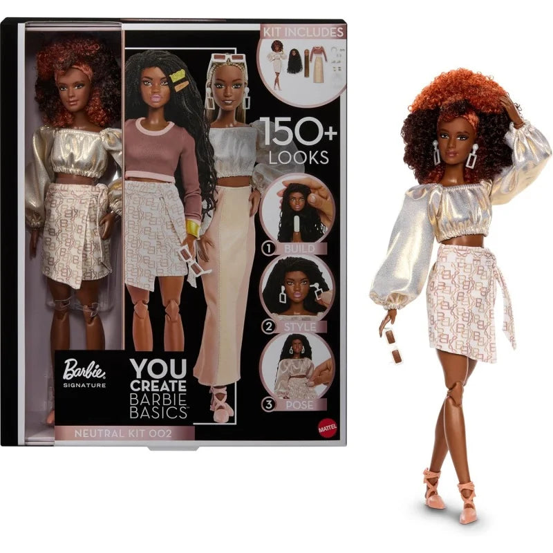 Barbie You Create Series Haute Couture Clothing Dolls,3 Face Models,Fashionable Girl Model Toy Bjd,With Gift Box Collection Gift