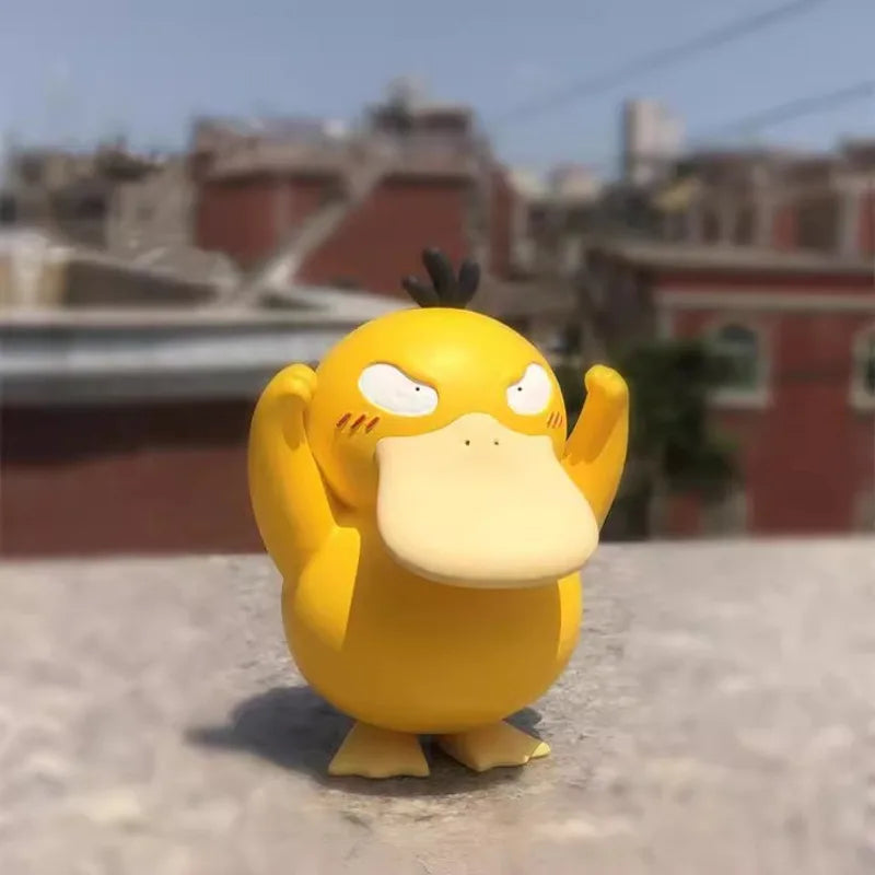 Pokemon Pikachu Psyduck Doll Anime Action Figure Cute Toy Car Desk Q Figural Merchandise Decoration Model Children Birthday Gift