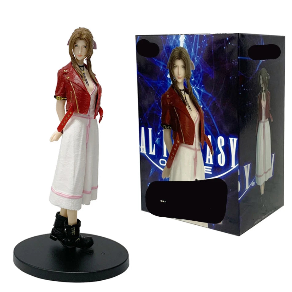 21CM //  Cloud Strife Tifa Lockhart Aerith Gainsborough Zack·Fair Figure Model PVC Toy Desktop Collection Accessories Gift