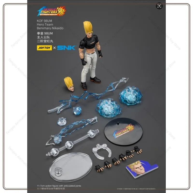 【Shipment at month-end】JOYTOY King of Fighters 98UM Kusanagi Kyo Nikaido Hongmaru Omen Goro The protagonist team Action doll