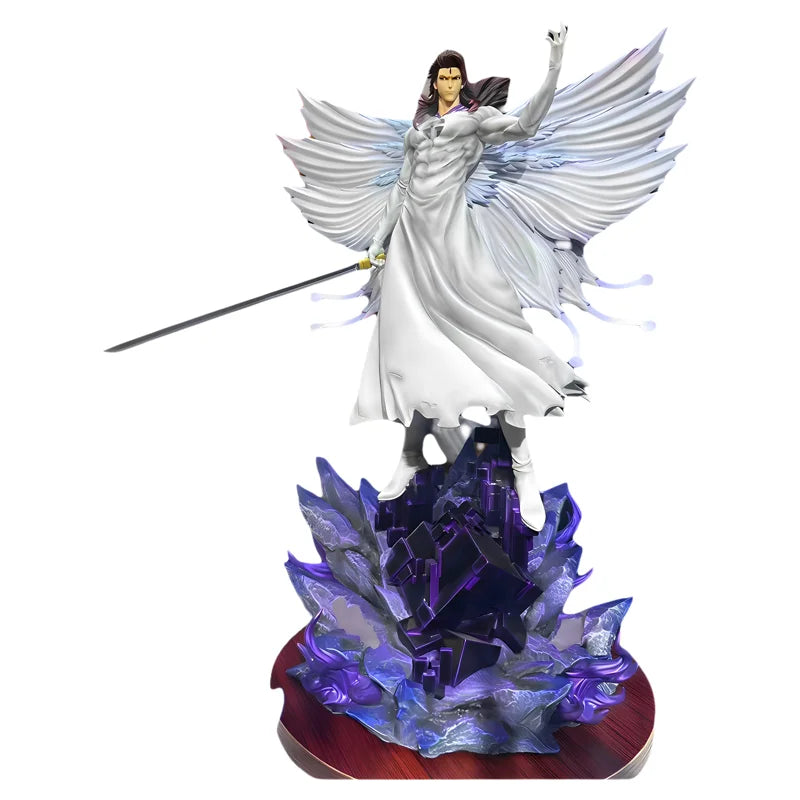 In Stock 31cm Bleach Anime Figure Aizen Sousuke Action Figure Pvc Statue Collection Model Room Ornamen Boys Gifts Custom Toys