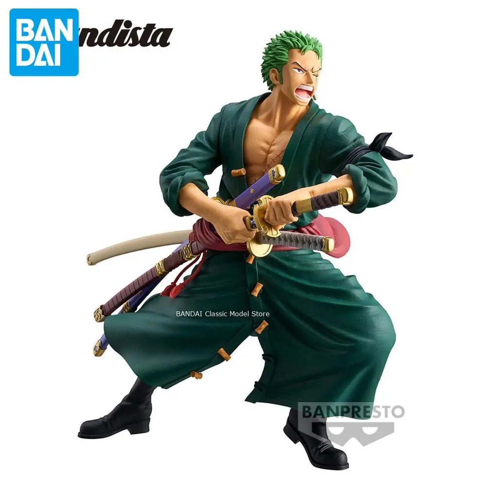 100% In Stock Original Banpresto One Piece Grandista Roronoa Zoro Figure Anime One Piece Model Genuine Boxed Toy