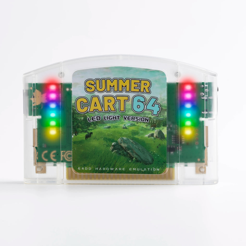 Open Source Summer Cart 64 SC64 5600 Games in 1 Cartridge 32GB TF Card Included 64DD Games Support N64 Games for Nintendo 64