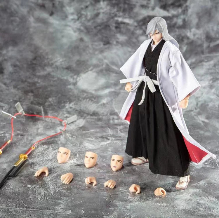 In Stock Dasin/Great Toys/GT Bleach Kurosaki Ichigo Aizen Sousuke Ukitake Jushiro Ichimaru Gin 18cm/7inch 1/10 SHF Action Figure
