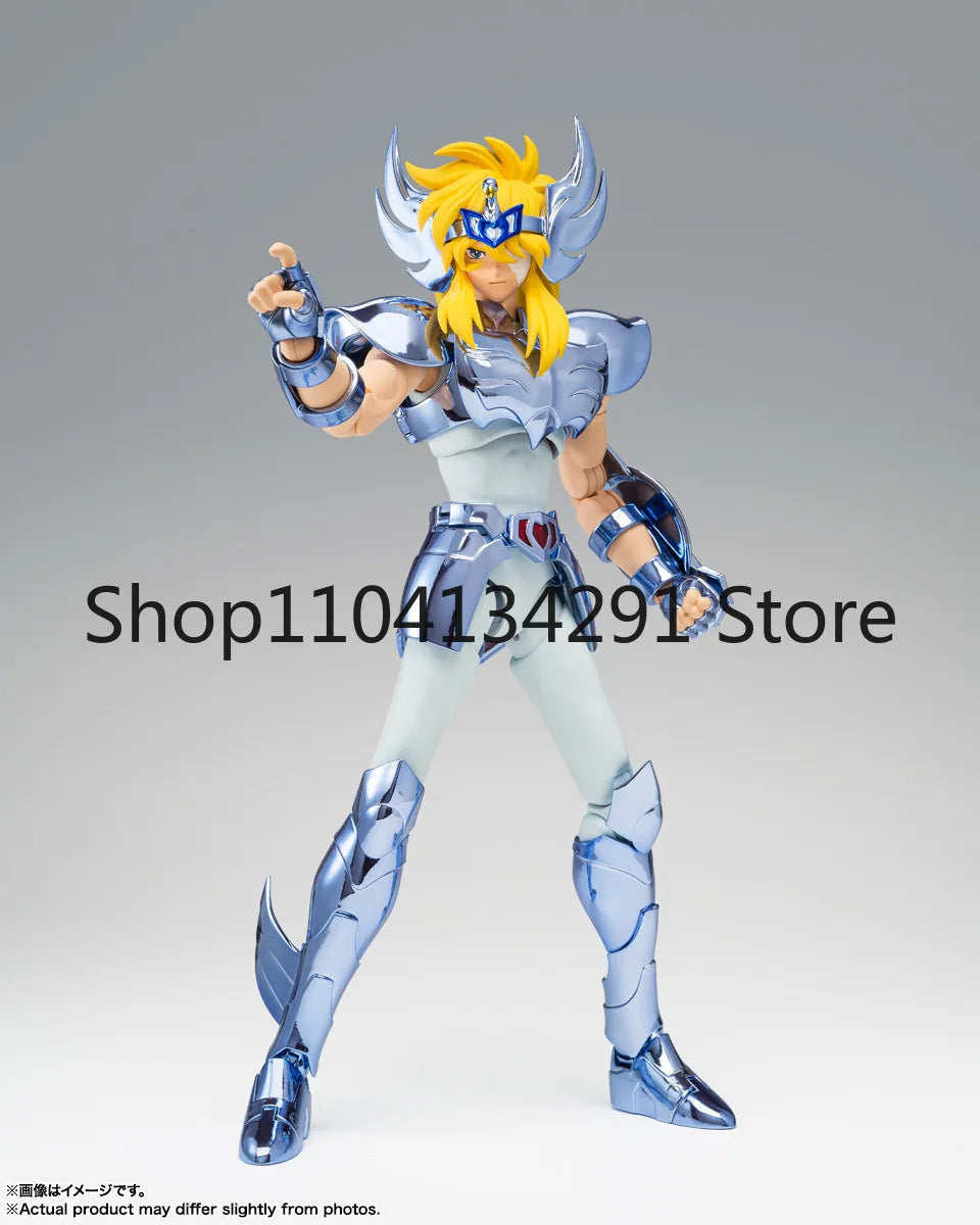 Original Bandai Saint Cloth Myth EX Saint Seiya Cygnus Hyoga Final Bronze Toy Model Collectible Birthday Gift