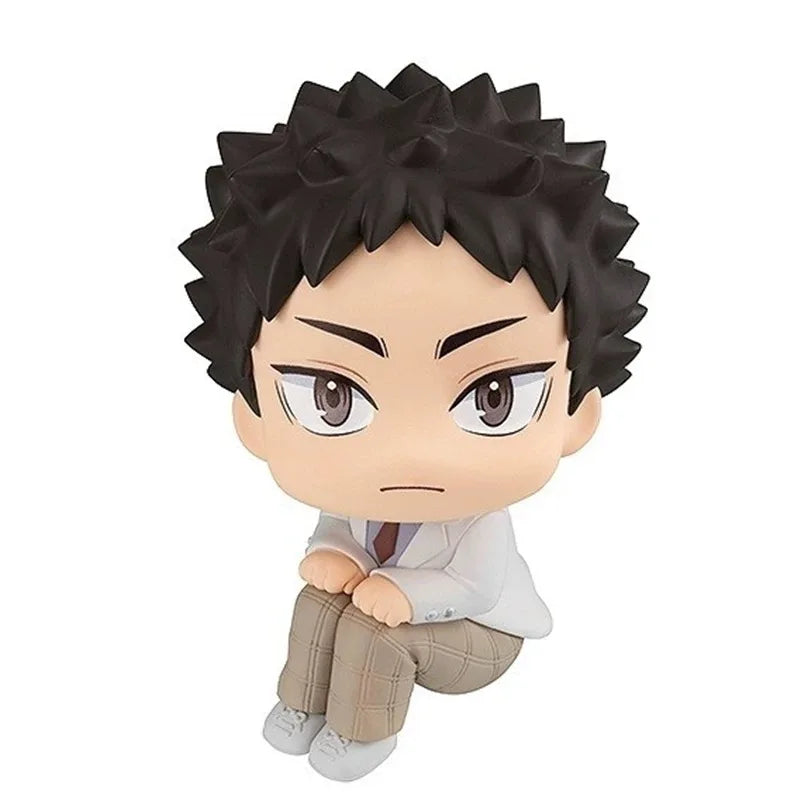 Anime Cute Haikyuu Nendoroid Figure Mini Kozume Kenma Tetsurou Kuroo Action Figure Look Up Doll PVC Collection Birthday Gifts