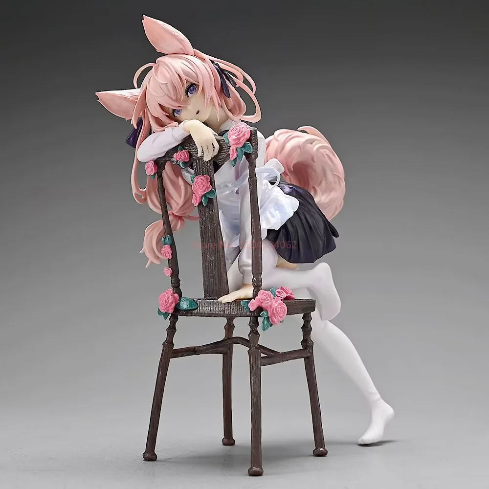 Rabbit Flovah Fertige Sammlerfigur Schöne Mädchenstatue Modell Dekoration Geschenk für Freund oder Freundin