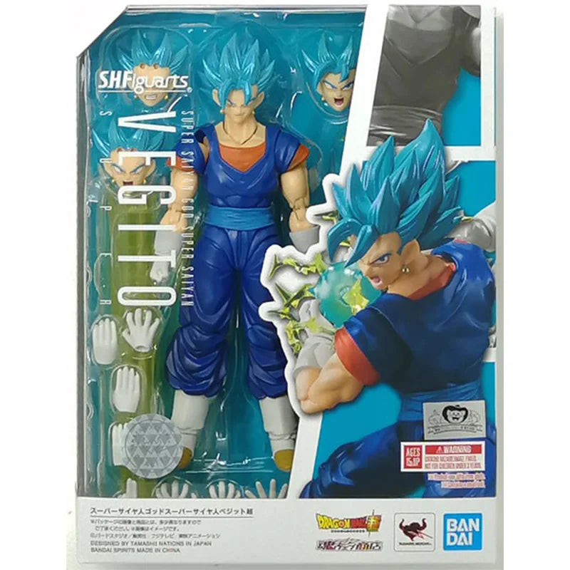 15cm Dragon Ball Anime Figures Blue Fair Vegette Movable Action Figure Statue Model Doll Collection Toys Gifts