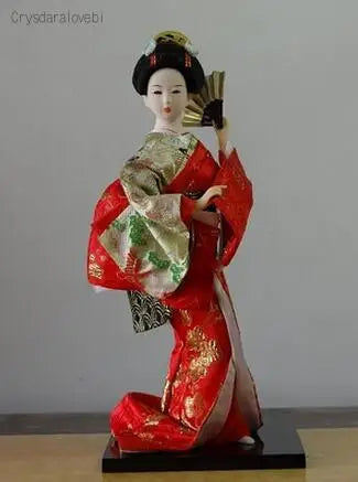 30cm Statuette Ethnic Japanese Geisha Dolls Kimono Dolls Belle Girl Lady Collection Home Decoration Miniature Figurines