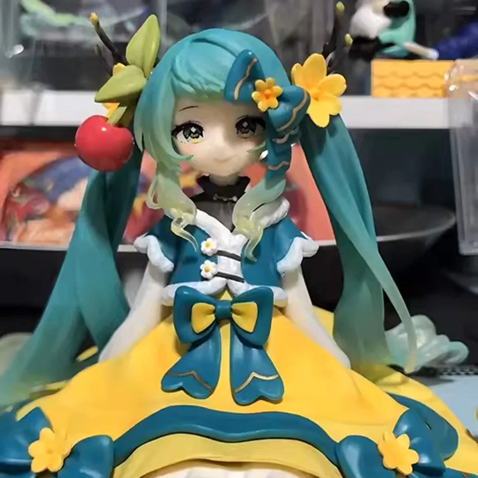 Anime-Figur Hatsune Miku Noodle Stopper Figur 2025 Frühlingsfest Ver. Actionfigur Sammlermodell Puppe
