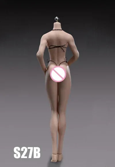 TBL S04 S01 S19 1/6 Female Super-flexible Body Doll Phicen Stainless Steel Skeleton Suntan Pale Large/small Breast Action Figure