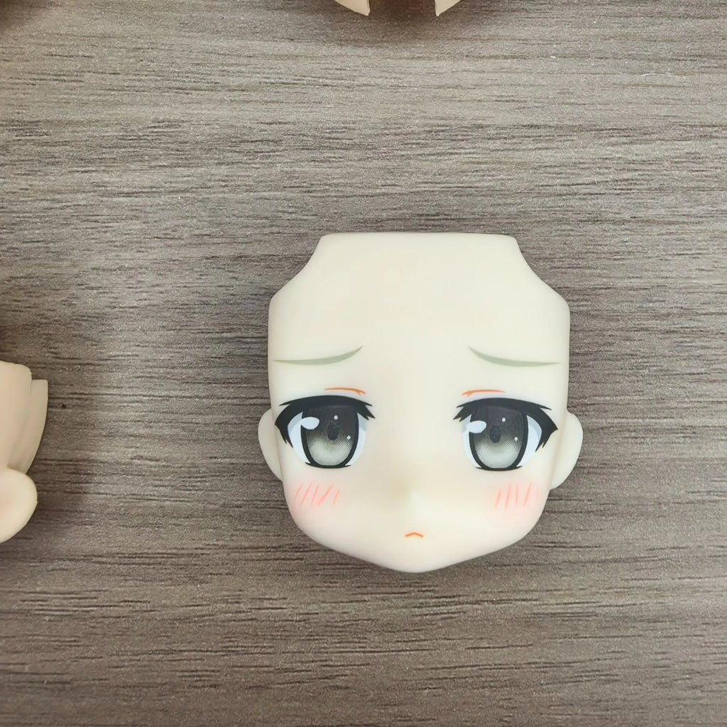 chunriyeqiong GSC Clay Man OB11 doll universal replacement face expression doll accessories