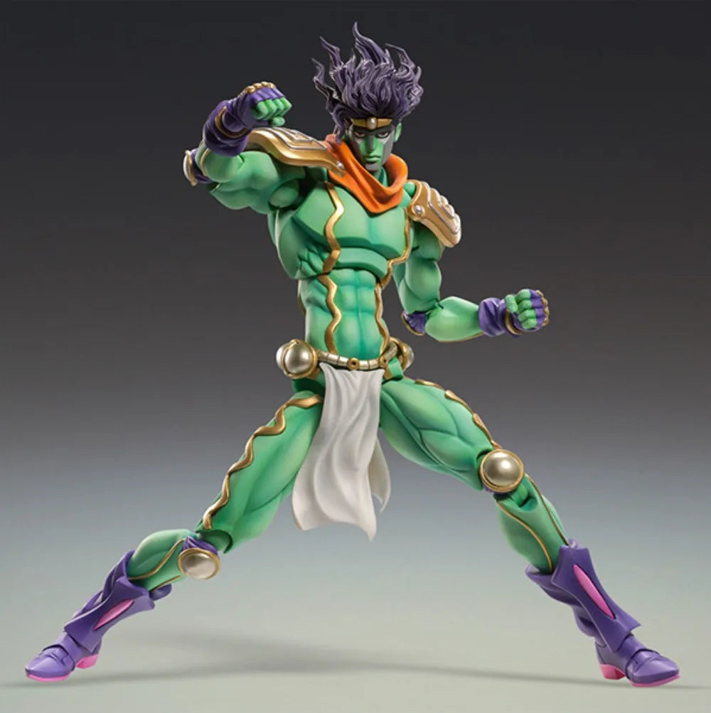 100% Original in Stock Medicos Entertainment Super Action Statue BIG  Jojo No Kimyou Na Bouken Star Platinum Action Figur  Gift