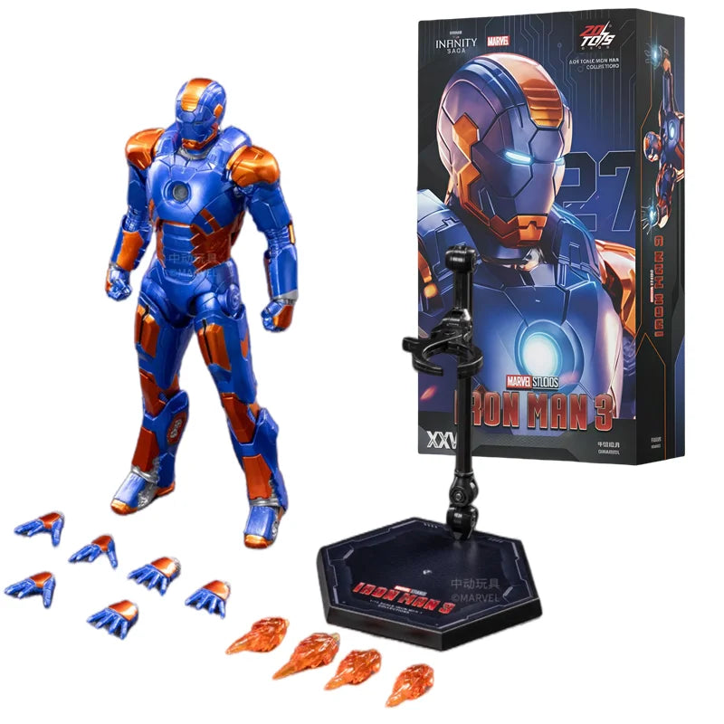 ZDTDS Original Iron Man Igor MK38 MK37 MK27 Hammerhead Marvel Legend Avengers Action Figure Joint Movable Collect Toy Gift