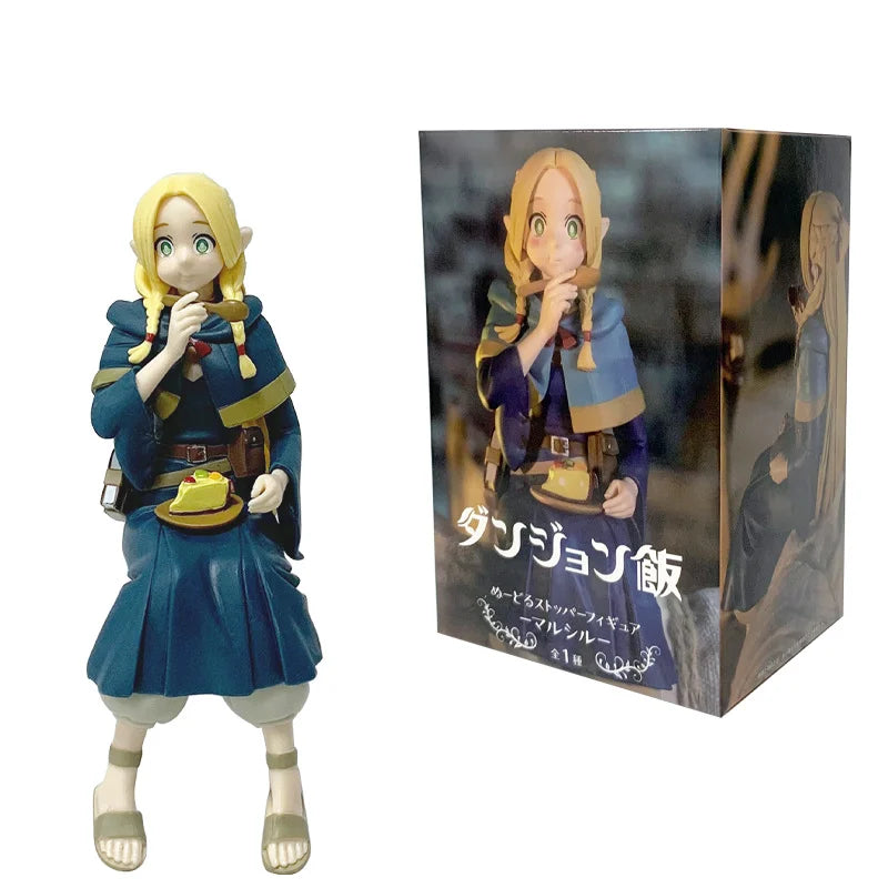 In stock Anime Figure Delicious in Dungeon Marcille Donato - Action Model Laios Touden Noodle Stopper Figurine Toy Collectible