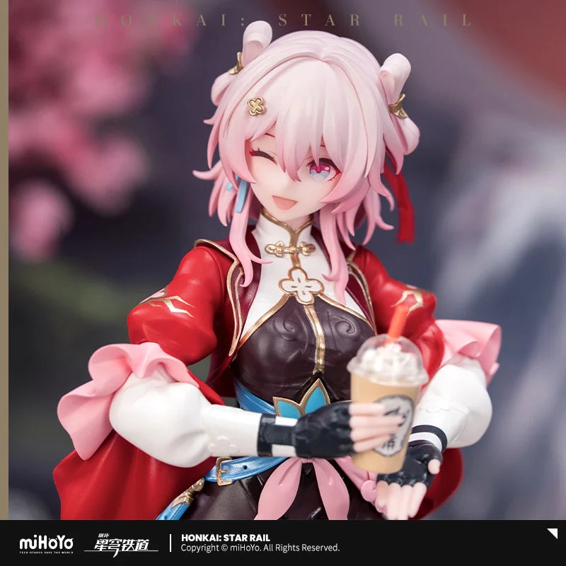 Genuine Honkai Star Rail Myethos Gift+ Series March 7th 1/8 Anime Game Figure Collect Model Desktop Ornament Toy Birthday Gift