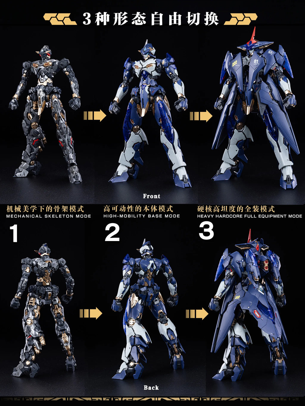 In Stock DRAGON MARK AGENCY PROJECT DP-H01 LING YAO Assembling Model Mecha Toys 1/100 XIAOT BURNING STEEL HEAVY INDUSTRY