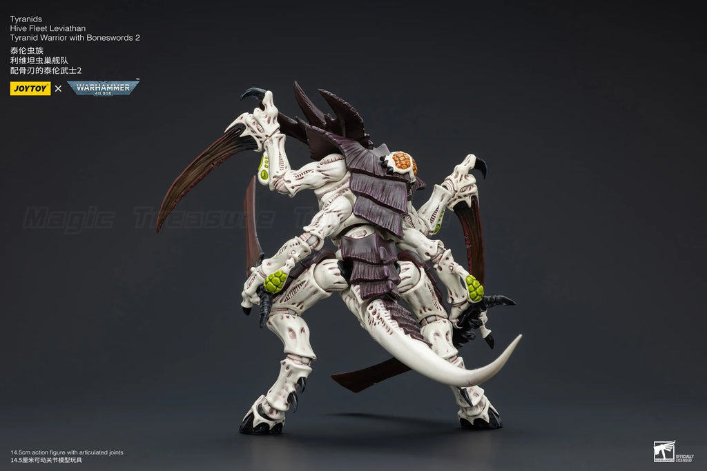 【In Stock】JOYTOY Warhammer 40K Tyranids Hive Fleet Leviathan Tyranid Warrior Bonesword 2 Collection 1/18 Action Figure