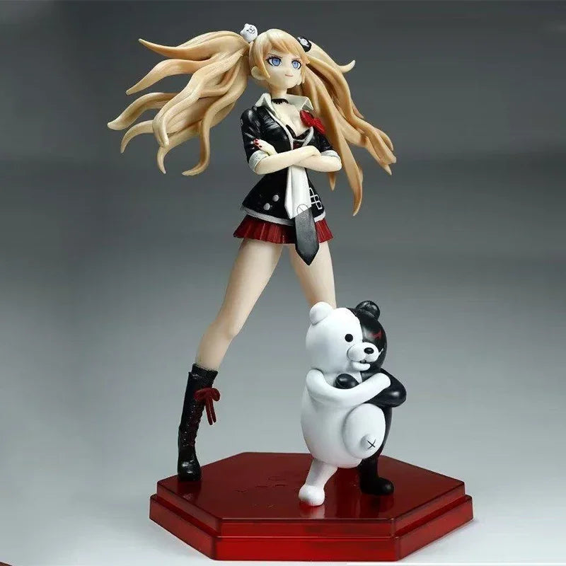 Anime Junko Actionfiguren GK Spiel Enoshima Junko Actionfiguren 18cm PVC Modellsammlung Spielzeug Geburtstag für Kinder Puppengeschenke