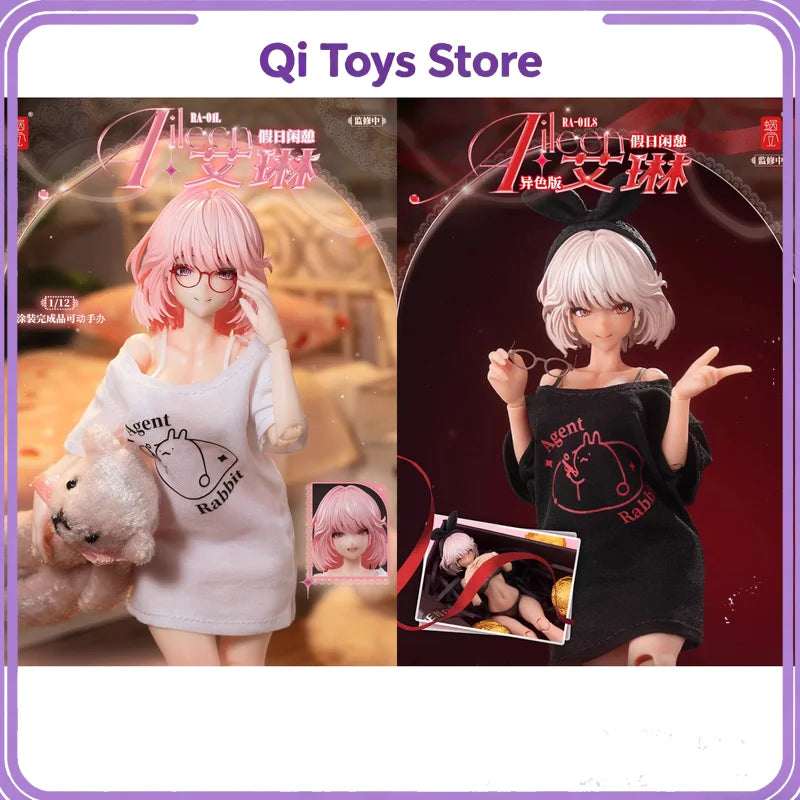 Snail Shell 1/12 Scale Model Ra-01l Aileen Loungewear Sun-Kissed Action Figure Girl Movable Joint Toy Aileen Figure Collect Gift