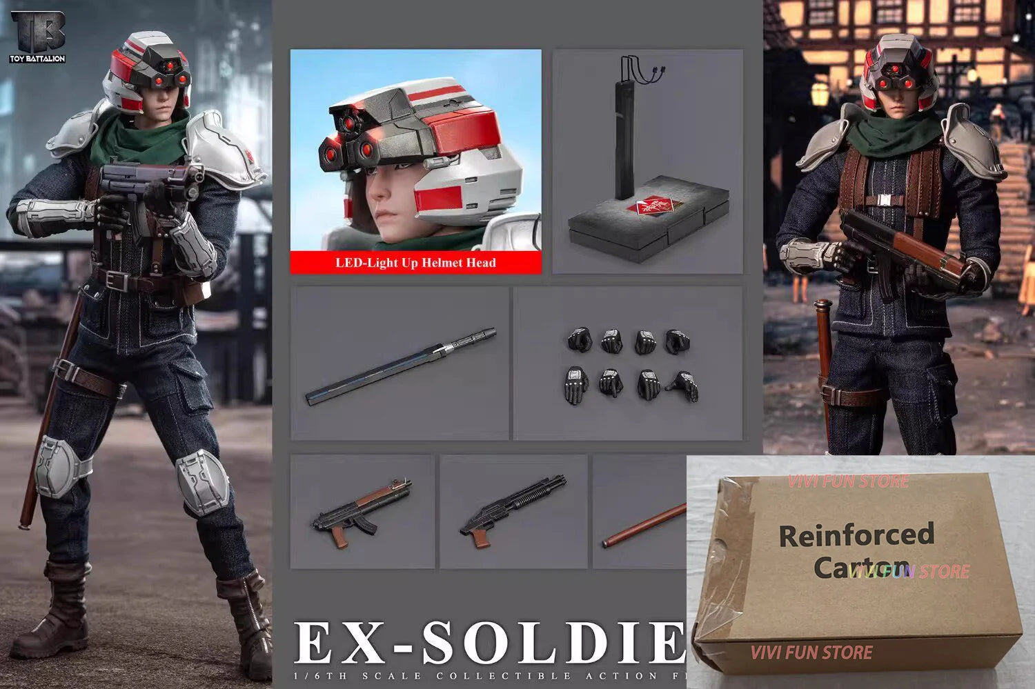 In Stock Original TOYS BATTALION TB025AB Cloud Strife Movable Model Toys EX-SOLDIER 1/6TH SCALE CILLECTIBLE ACTION FIGURE