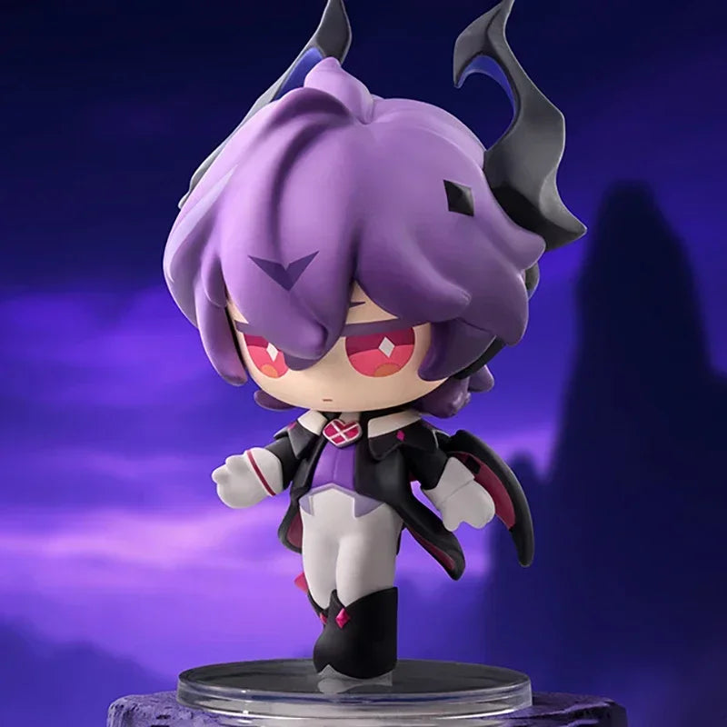 POP MART Genshin Impact New Year Gathering Q Version Mystery Box Blind Box Collectible Figurines Home Decor Guess Toy Bag Orname