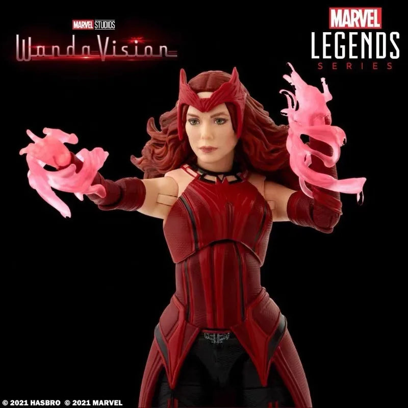 Original Hasbro Marvel Legends Series SCARLET WITCH Anime Figure Collection Model Toy