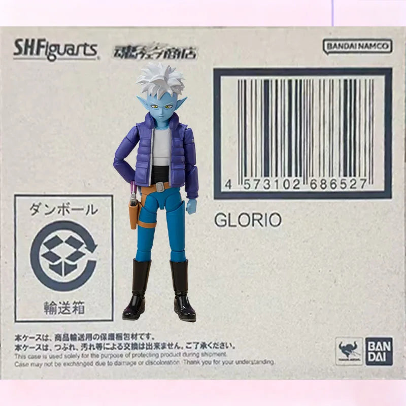 Bandai S.H.Figuarts Dragon Ball DAIMA Glorio Action Figure 13cm Movable Collectible Model PVC ABS with Replaceable Faces Hands