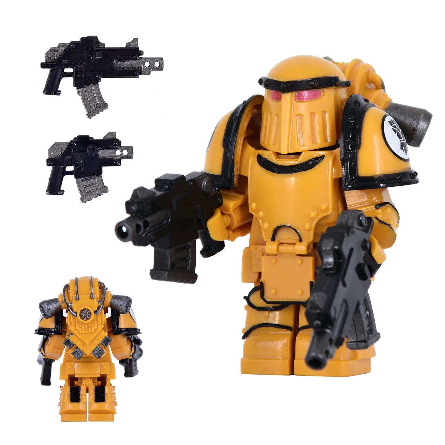 NEUE Mittelalterliche Kriegsritterfigur, aufwendige Details, schwere Bewaffnung, Engel, Ultramarines, Templer, Kriegssoldaten