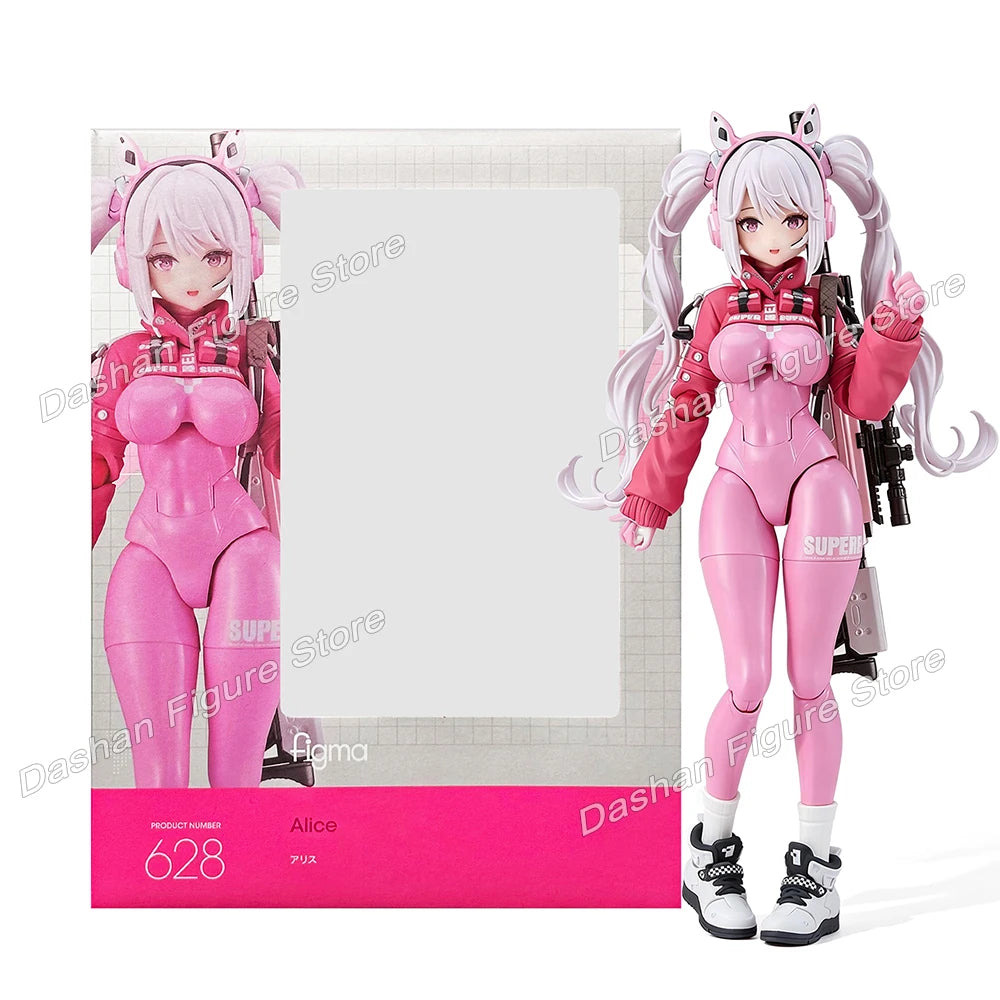 Figma #628 Alice‌ Nikki Action Figure NIKKE The Goddess of Victory Figures Anime 15cm Anime Collection Bonus Edition Model Toys