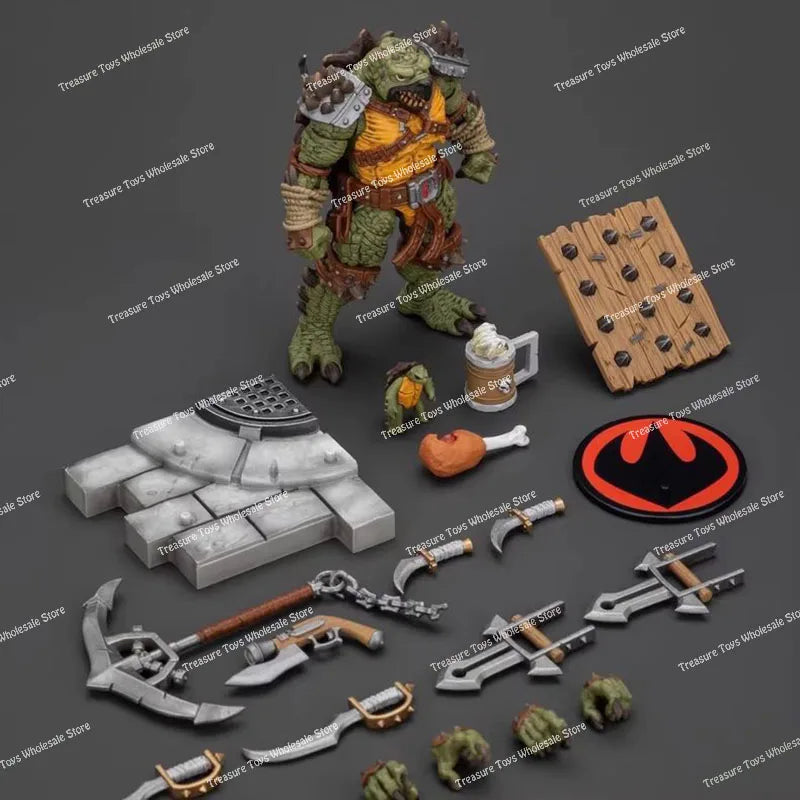 Auf Lager JOYTOY 1/18 TMNT Figur JT00881 JT01000 JT01017 Krang Slash Tokka Anime Actionfiguren Figuren Modelle Spielzeug Geschenke