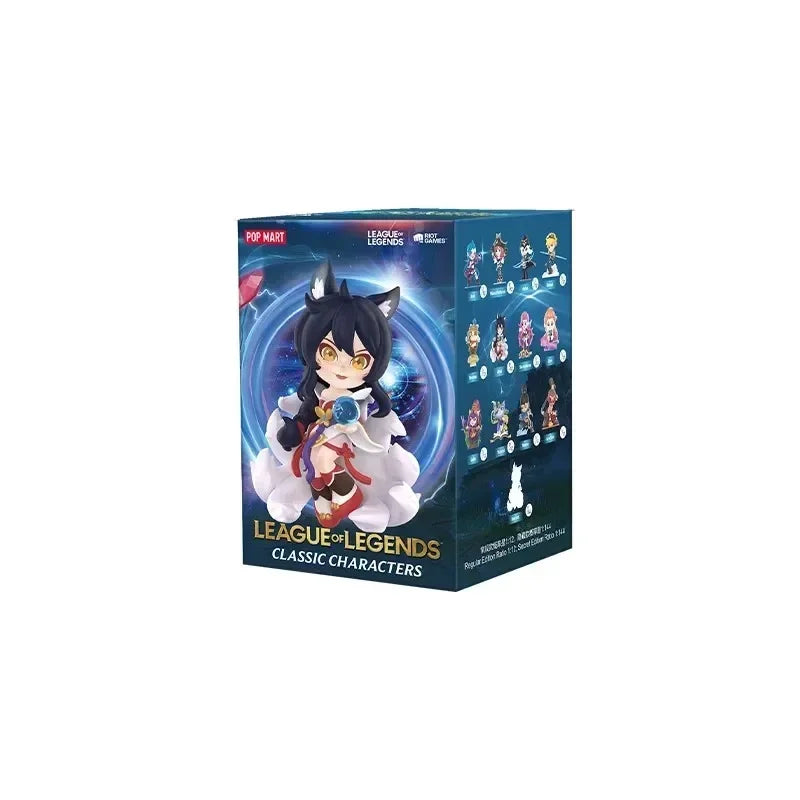 POP MART The League of Legends Classic Character Series Blind Box Toys Kawaii Anime Action Figure Surprise Mystery Box Doll Gift