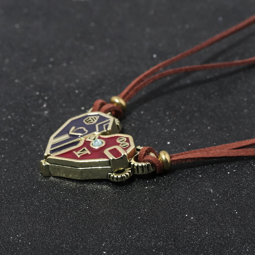 Game Arcane League of Legends Caitlyn Vi Necklace Pendant Men Women Disguise Magnet Lovers Chain Backpack LoL Cosplay Accessoriy