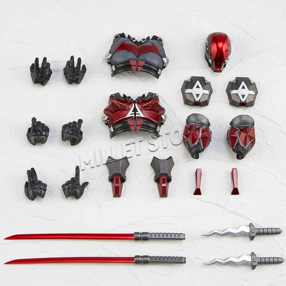 AMAZING YAMAGUCHI Arkham Knight Batman Red Hood Robin Jason Todd Figuarts Game Anime Model Toys for Boys Gifts Original Box