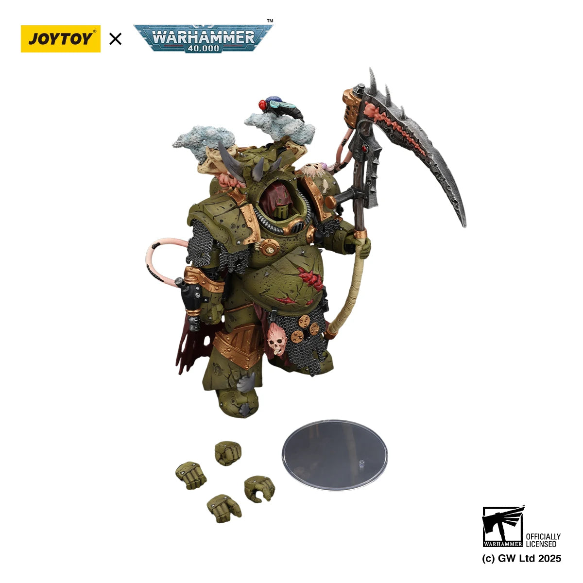 [Pre-order]JOYTOY Warhammer 40K 1/18 Action Figure Death Guard Deathshroud Terminator 3PCS Anime Military Model