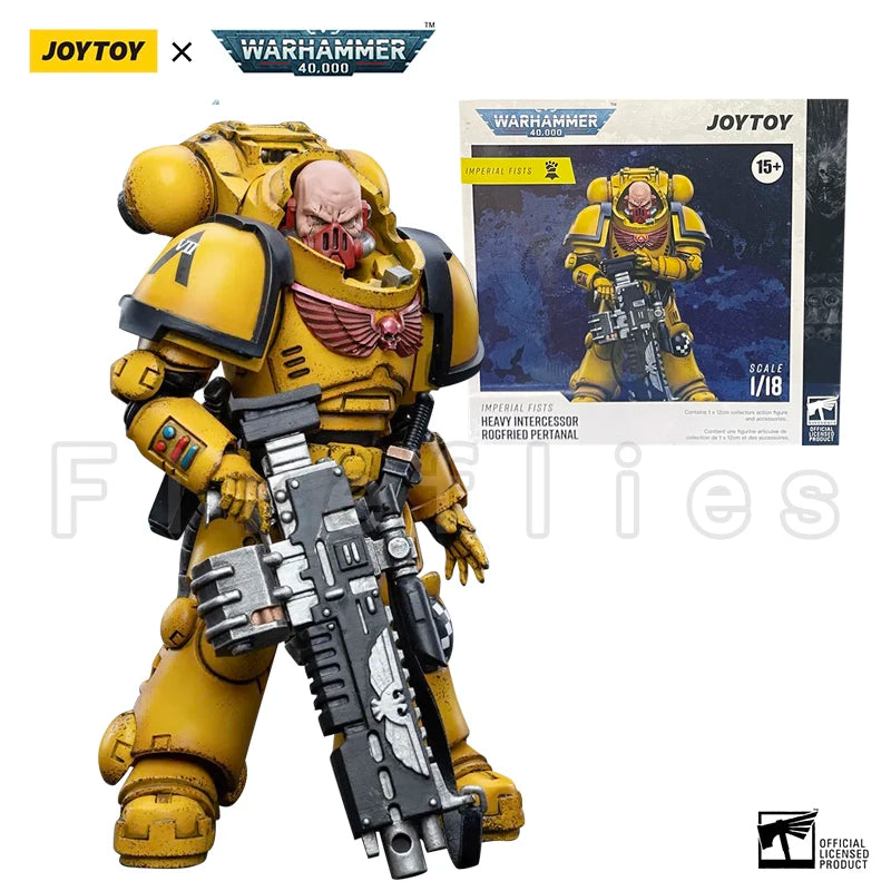 1/18 JOYTOY Action Figure (4PCS/SET) 40K Fists Heavy Intercessors Set Anime Model Toy