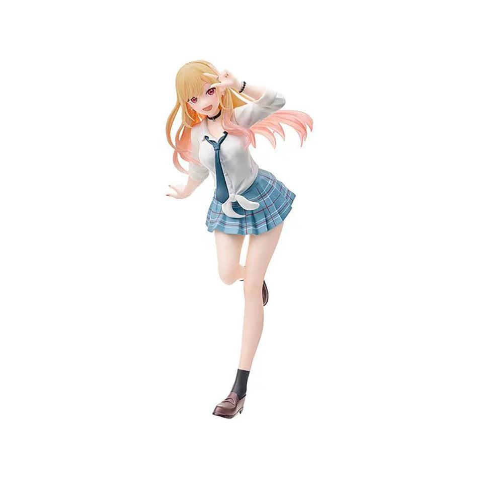 My Dress Up Darling Kitagawa Marin Anime Figure PVC Collection School Uniform Liz Devil Style Desktop Ornaments Model Toys Gifts