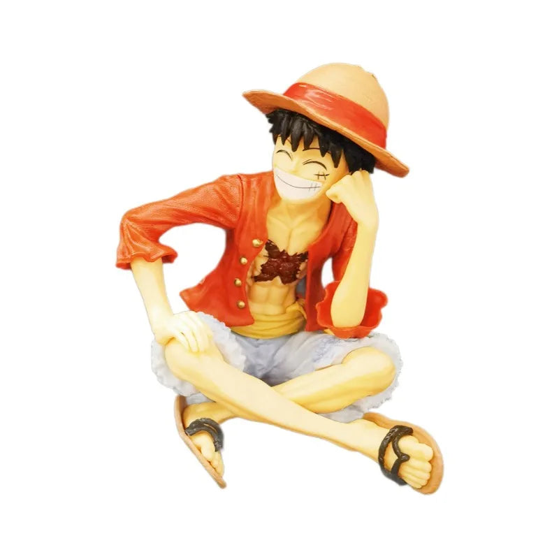 One Piece Figure Luffy Action Figure GK Monkey D Luffy Model Ornament PVC Collectible Charm Hobby Toy Kids Gift