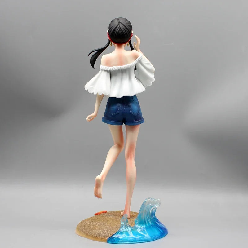 31 cm Spy×Family Yor Forger Sommerfest Anime Actionfigur Modell Gk Statue Sammlung Schreibtischdekoration Ornament Spielzeug Geschenke