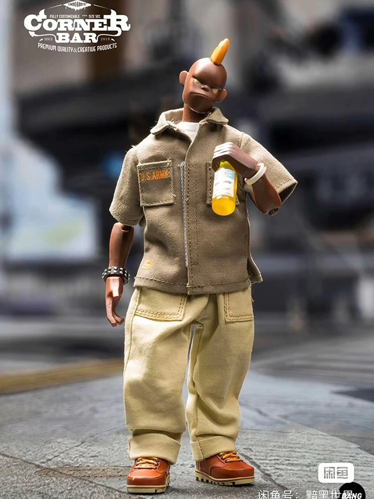 Come4arts Action Figures Hip-Hop Street Dance Series Anime Trendy  Fashion Doll Toy Collection Model Toys For Boys Gift