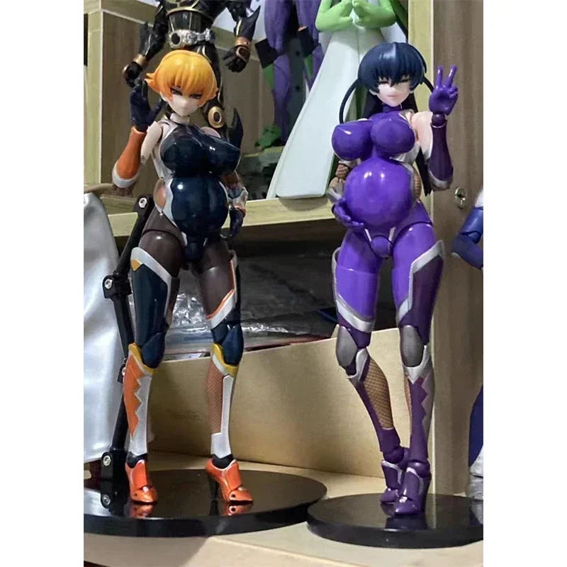 18cm Taimanin Asagi 3 Action Figure Mizuki Yukikaze Igawa Sakura Asagi Figurine Collectible Toy Birthday Pvc Model Doll Gifts
